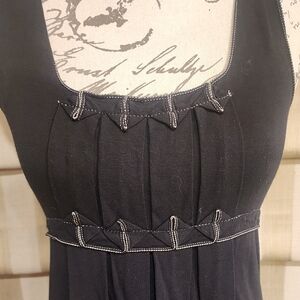 Sophie Max Black Garment with White Trim